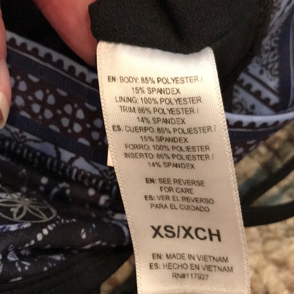 Gaiam Purple & Black Strappy Sports Bra - Picture 7 of 7